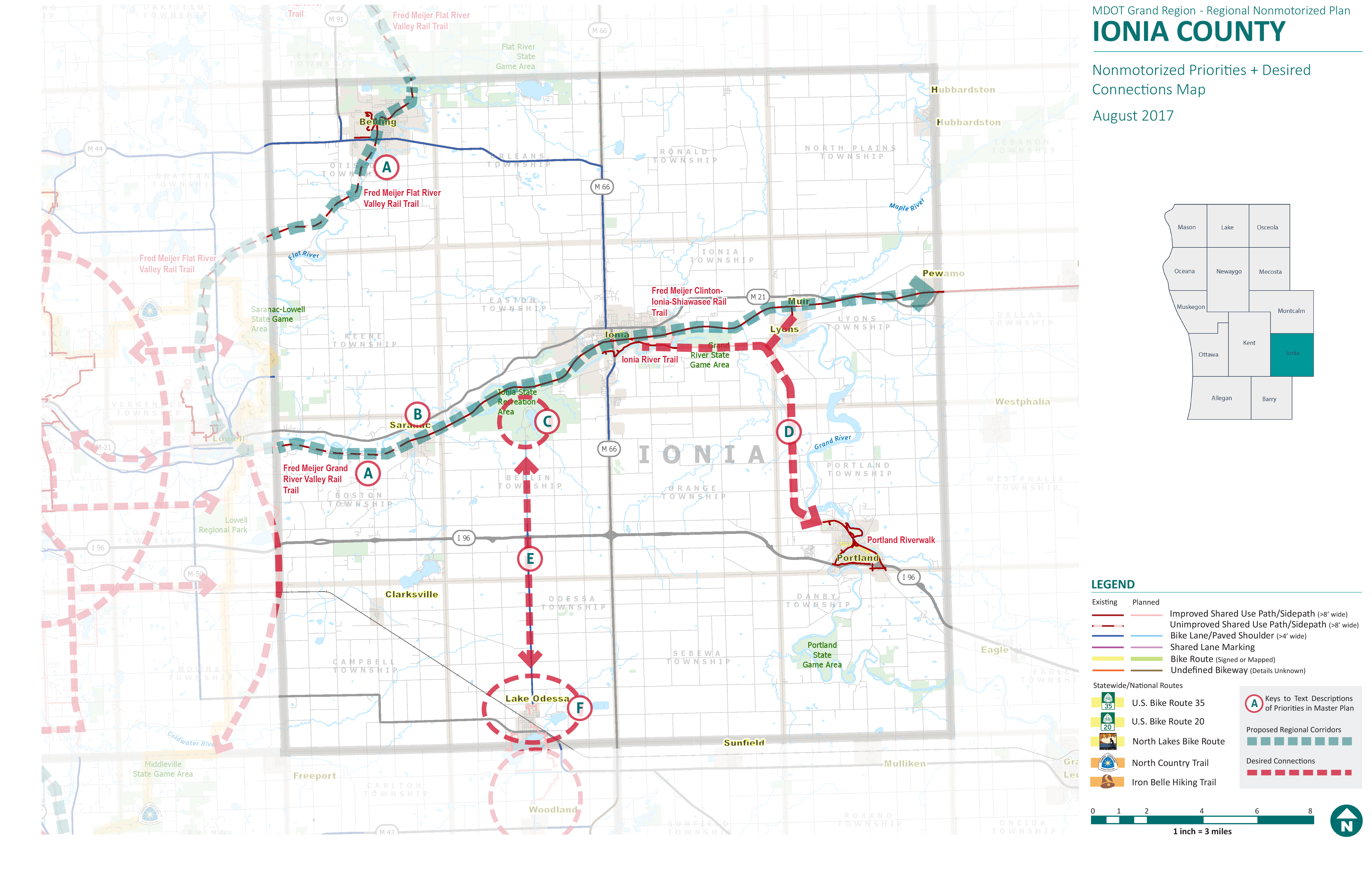 mdot grand region nonmotorized plan + bike map updates